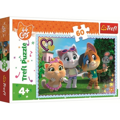 TREFL 44 Cats Zábava s přáteli 60 dílků