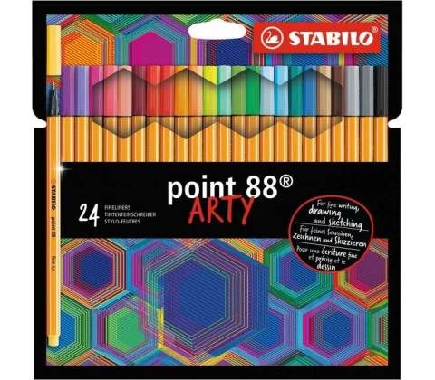 Stabilo point 88 Arty 24 ks