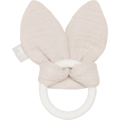 Jollein Бебешка силиконова гризалка Jollein - Bunny Ears Nougat (101-007-66050)