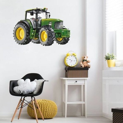INSPIO Dětské samolepky na zeď pro kluky - Traktor N.2 - 94x140cm