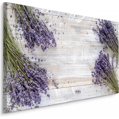 Plátno Květy Levandule Na Pozadí Dřevěných Desek Varianta: 30x20