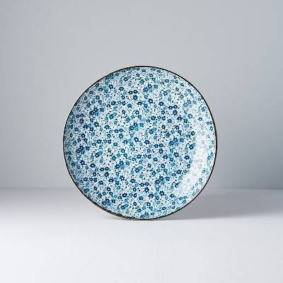 MIJ Kulatý talíř Blue Daisy 23 cm