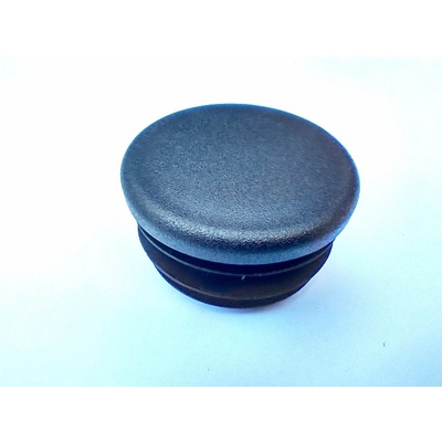 zátka kulatá 40 mm černá žebrovaná PHACA40000C