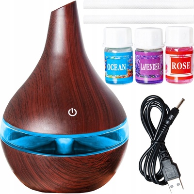Malatec Ultrasonický USB aromatický tmavě hnědý 300 ml