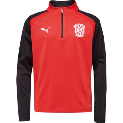 Puma Teamliga 1/4 Zip Top Jr červená