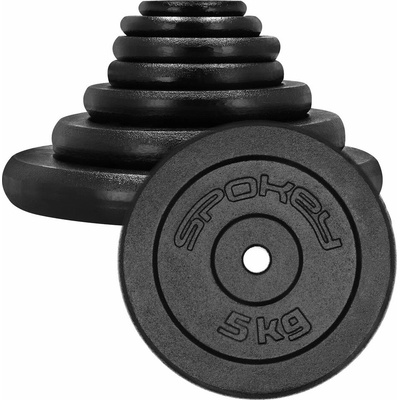 Spokey SINIS Litinový kotouč 29 mm 5 kg
