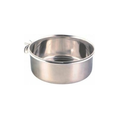 Trixie Nerezové krmítko s pevným úchytom do klietky 900 ml 14cm