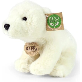 Rappa Плюшено мече полярно седящо 20 см eco-friendly