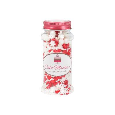 Cake Masters, Německo Zdobení na cukroví, dorty - VÁNOČNÍ RADOST 80g /18473 vánoční hůlky, sněhové koule, vločky