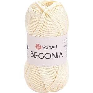 YARNART Begonia 0326 Cream Плетива прежда (Begonia 0326)