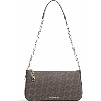 Michael Kors malá kabelka Empire logo hnědá