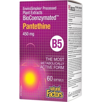 Image 1 of Natural Factors Pantethine BioCoenzymated 450 mg [60 Гел капсули]