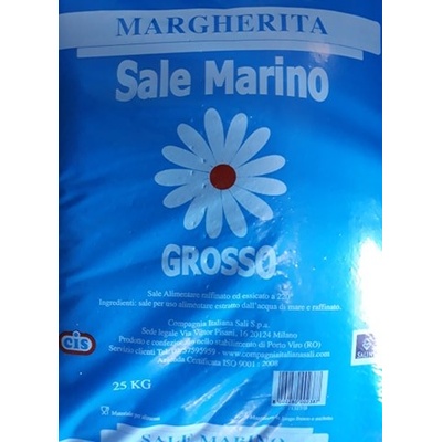 Sůl mořská hrubozrnná Margherita Sale Marino Grosso 25KG