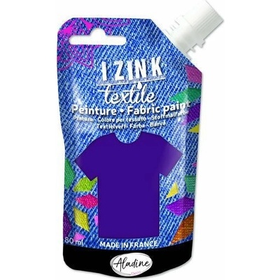 Izink textilní barva fialová 80 ml