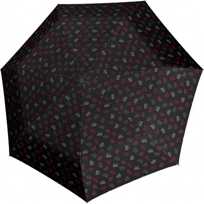 Doppler Mini Light Emotion dámský skládací deštník černý