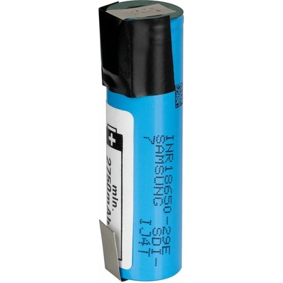 SAMSUNG 18650 2850mAh 3,7V s plieškami