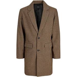 Jack & jones Палто Jack & jones Harris coat - Brown (Crockery / Houndstooth)