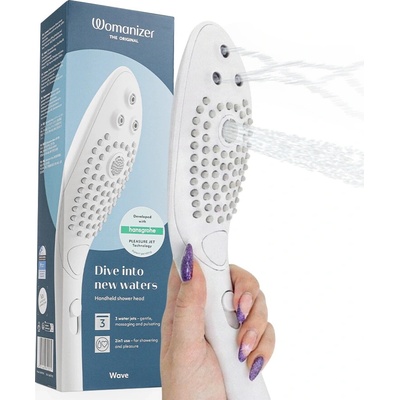 Womanizer Wave Shower Head Massager chrome