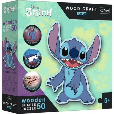 Trefl Wood Craft Junior Lilo & Stitch 50 dielov