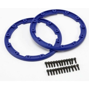 Traxxas Рингове за джанти Traxxas Summit Sidewall protector, beadlock-style (blue) (2)/ 2.5x8mm CS (2, TRX5666 (TRX5666)