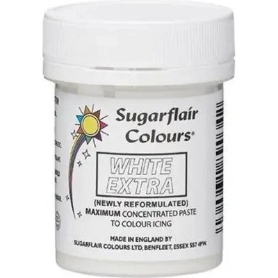 Sugarflair Farbivo v géli 1 ks biele 42 g