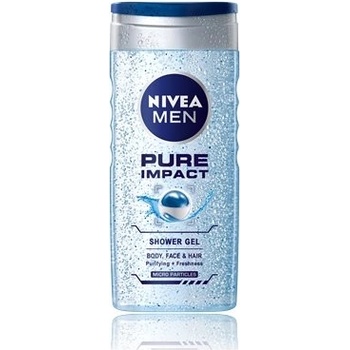 Nivea Pure Impact sprchový gél 6 x 250 ml