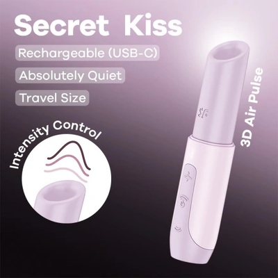 Satisfyer Засмукващ клиторстимулатор Satisfyer Secret Kiss