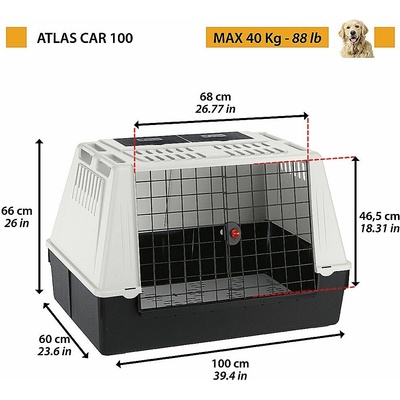 Ferplast Atlas Car 100 Prepravka 100 x 60 x 66 cm