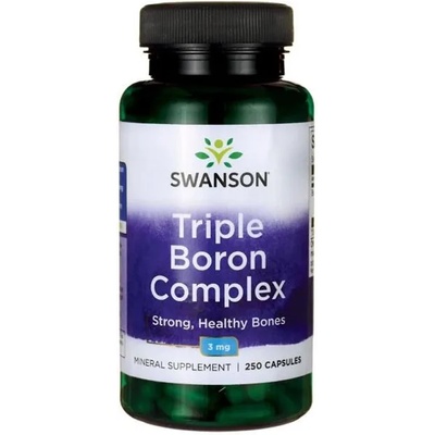 Swanson Triple Boron Complex, 3 mg, 250 капсули, Swanson (SW599)