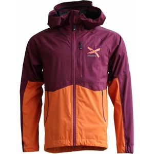 Zimtstern Мъжко водоустойчиво яке за колоездене Zimtstern Xrainz Jacket Cycling jacket - Windsor Wine / Burnt Orange (051-1057-0212)