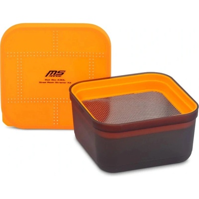 MS Range box na nástrahy Bait Box 2,8 l + oceľové sito 2 mm