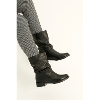 Moda Trend Дамски боти - Черни #319941 (319941_Черно)