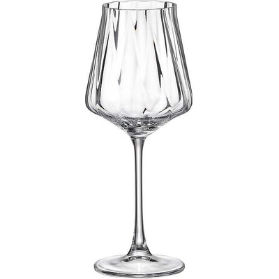 Crystal Bohemia Cettia optic sklenice na víno 6 x 480 ml