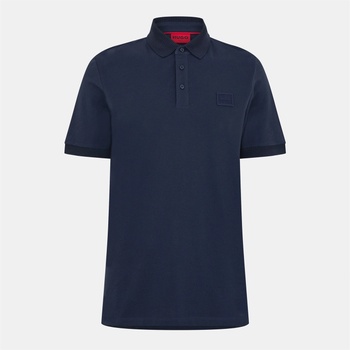 Hugo Блуза с яка Hugo Men's Short Sleeve Breathable Stretch Polo Shirt - Dark Blue