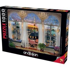 Anatolian Пъзел Anatolian - Изглед от тераса в Париж, 1000 части (P1091)