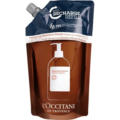 L`Occitane en Provence Náhradní náplň do šamponu na suché a poškozené vlasy Intensive Repair (Shampoo Refill) 500 ml