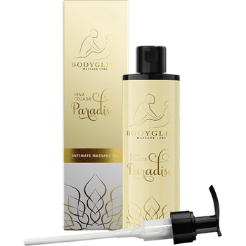 Bodygliss Масажно олио и лубрикант - пина колада (150 мл)