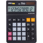 Deli Калкулатор Deli Smart EM01420, 12 разряден дисплей, настолен, проверка на 120 стъпки, черен (Smart EM01420) Калкулатори