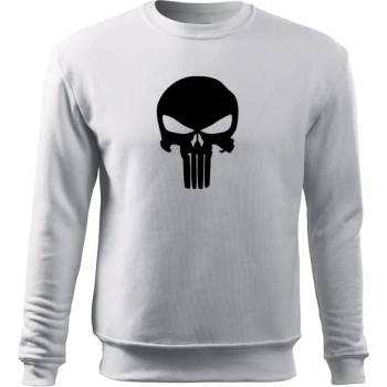 Image 1 of DRAGOWA мъжки суитшърт Punisher, бял, 300г/м2 (3787)