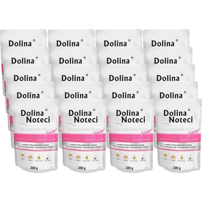 Dolina Noteci Premium Small Junior s krůtím srdcem a husími játry 20 x 100 g