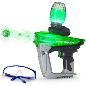 Sunny Blaster SKD-2, пистолет за водни гел топчета с аксесоари, зелен (SKD-2green)