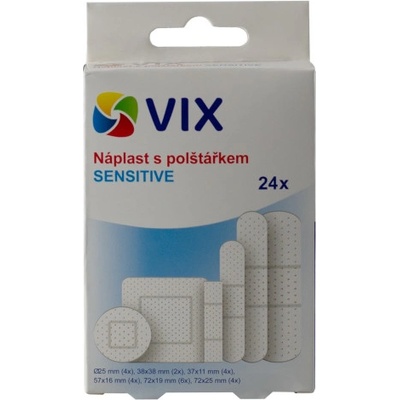 VIX náplast Sensitive Strips 24 ks