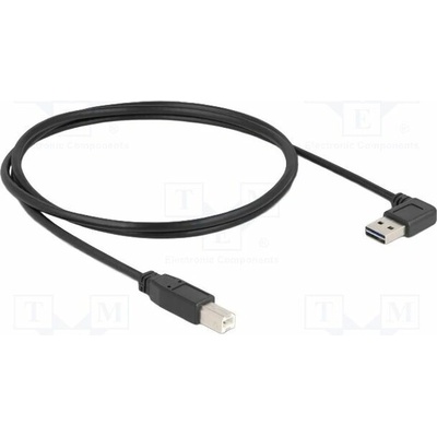 Delock 83374 USB 2.0 USB A oboustranný konektor 90° vlevo/vpravo 1m