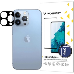 Wozinsky Закалено стъкло за камера 9H за Apple iPhone 16 Pro Max - Черен KP34945