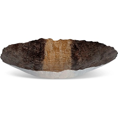 Eurofirany skleněná dekorativní miska Demi 39 x 8 cm