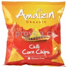 Amaizin Bio bezlepkové kukuřičné chipsy s chilli 75 g