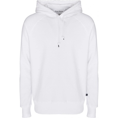 Pure Waste mikina s kapucí HDUB unisex COT74HDUB00100 white
