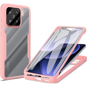 Techsuit Калъф за Xiaomi 15 + Folie - ColorVerse 360 Series - Pink