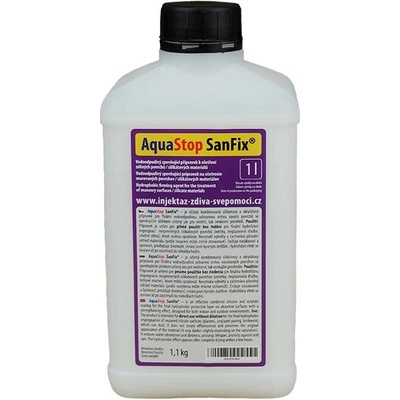 TRUMF sanace s.r.o. AquaStop SanFix® hydrofobní ochranný nátěr zpevňuje povrchy