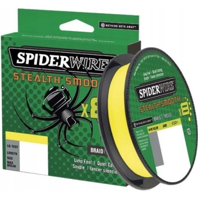 Spiderwire šnúra Stealth Smooth8 žltá 150m 0,15mm 16,5kg